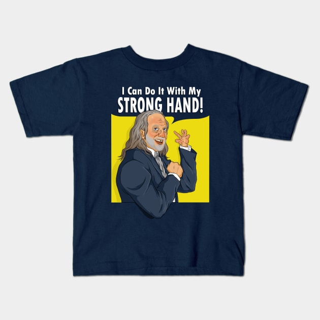 Strong Hand Kids T-Shirt by sk8rDan